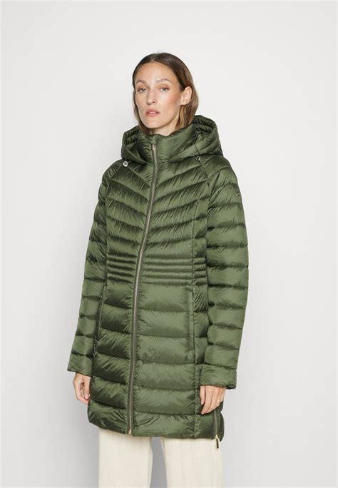 michael kors wintermantel grün